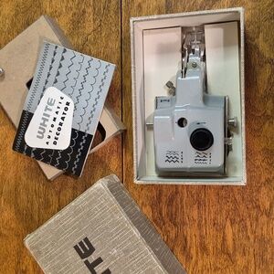 WHITE Vintage Automatic Decorator Attachment Decorative Stitches Sewing Machine